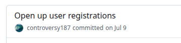 Launch commit on July 9